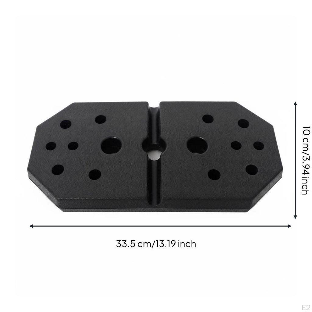 Cement Weight Plate Noise Reducing Rubber Coated Quiet