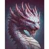5D DIY Diamond Painting Cartoon Magic Dragon. Diamond Embroidery Cross Stitch Kit Rhinestone Mosaic Home Decor