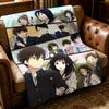 Anime H-Hyouka-A Throw Thick Comfort Flannel Quilt, Multi-scene Use Indoor Outdoor Daily Nap