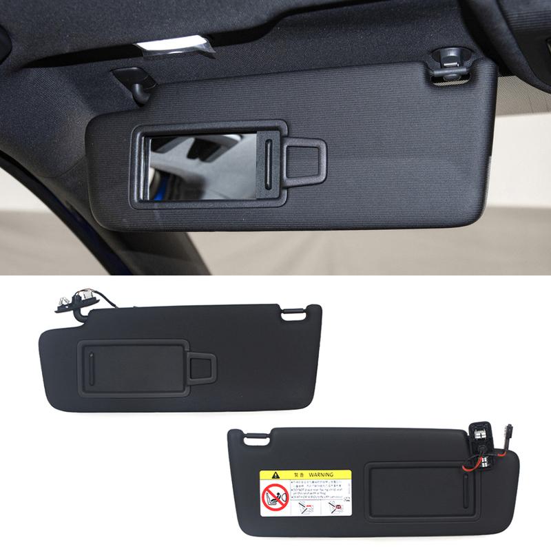 Car Front Sun Visor Panel With Makeup Mirror For VW Golf 7 2013- Jetta MK7 T-Cross Passat B8 CC E-Golf T-Roc 5GG857551