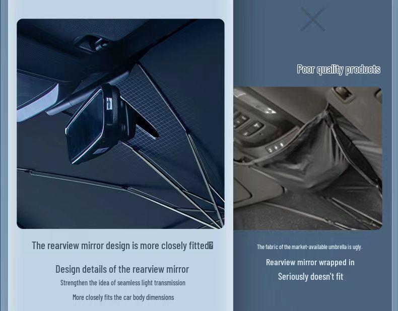 Infiniti Q50L/QX50/QX60/Q70L Windshield Sunshade - Heat & UV Protection