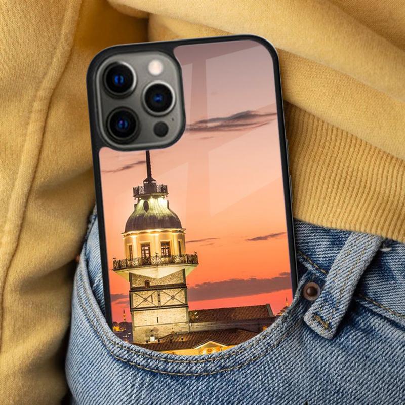 Turkey Istanbul Sceneary Building Soft Phone Case for iPhone 17 Air 16e Pro max 15 Pro 13 14 Plus 11 12 MagSafe Magnetic Coque