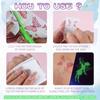 10Pcs/set Luminous Tattoo Stickers Temporary Colorful Butterfly Cute Tattoo Stickers Children's Body Fake Tattoo