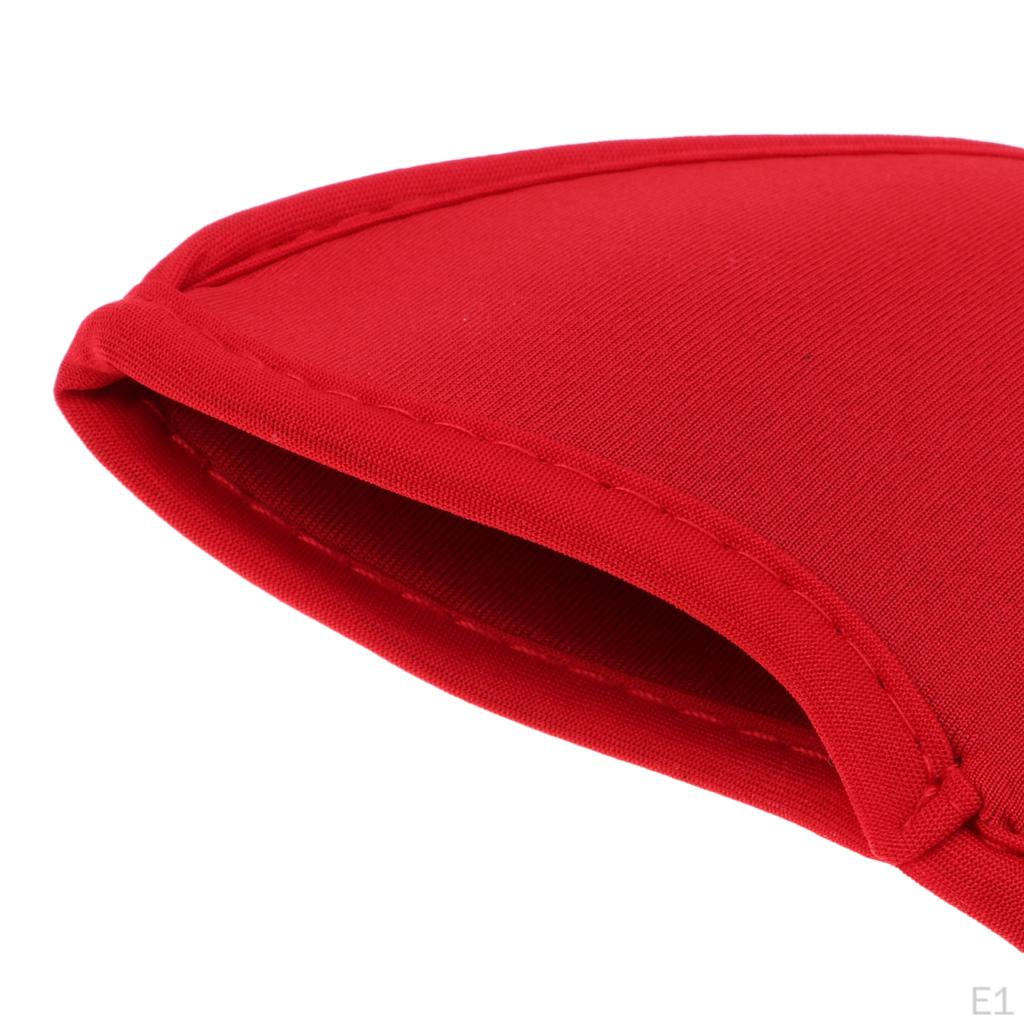 10 Neoprene Golf Club Iron Head Cover Protective Cover, Double-Sided Number Label Printing