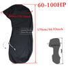 600D Boat Full Outboard Engine Motor Cover Protection Black For 6-225HP Motor Waterproof Anti-scratch Sunsh ade Dust-proof
