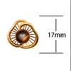 Original Retro Tiger Eye Stone Earrings for Women Gorgeous Autumn Styles Lustre Flower Earings Charm Banquet Jewelry Gifts