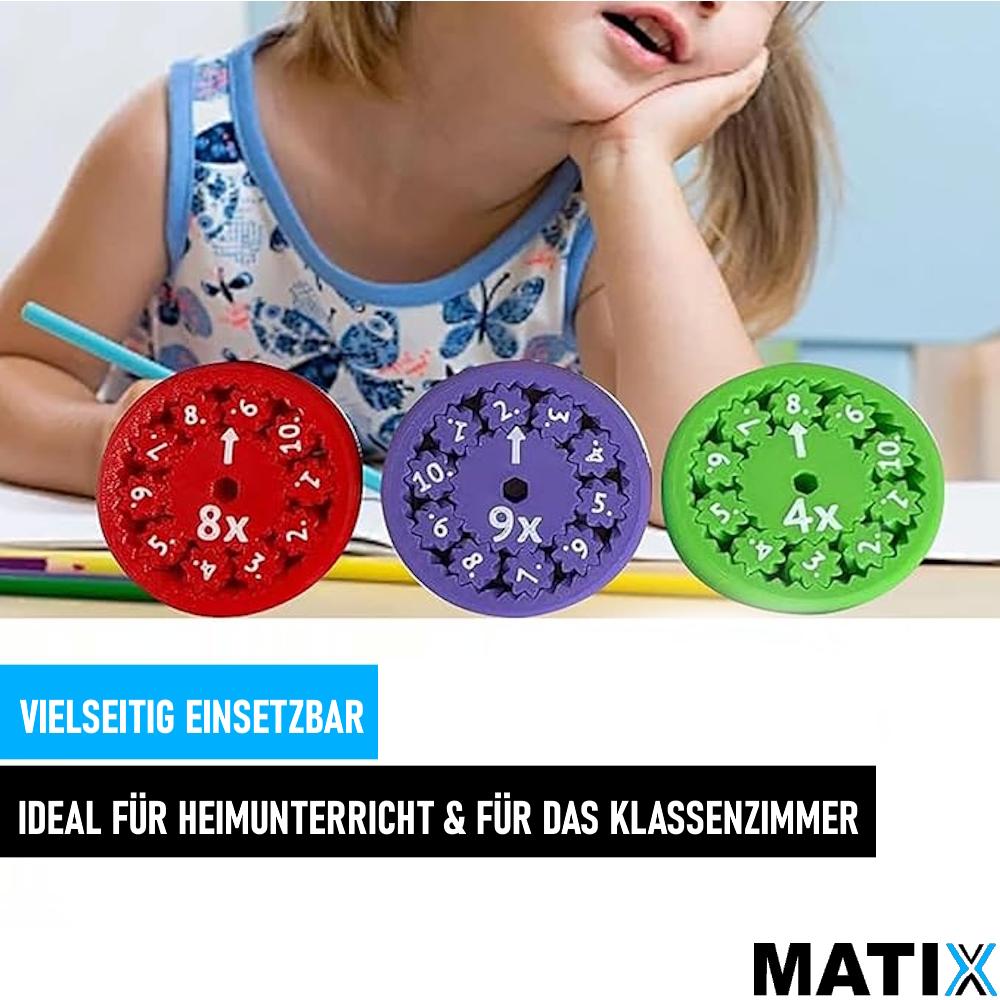 MATIX Matematický Fidget-Spinner Antistresová Vzdělávací Hračka Čísla pro Děti