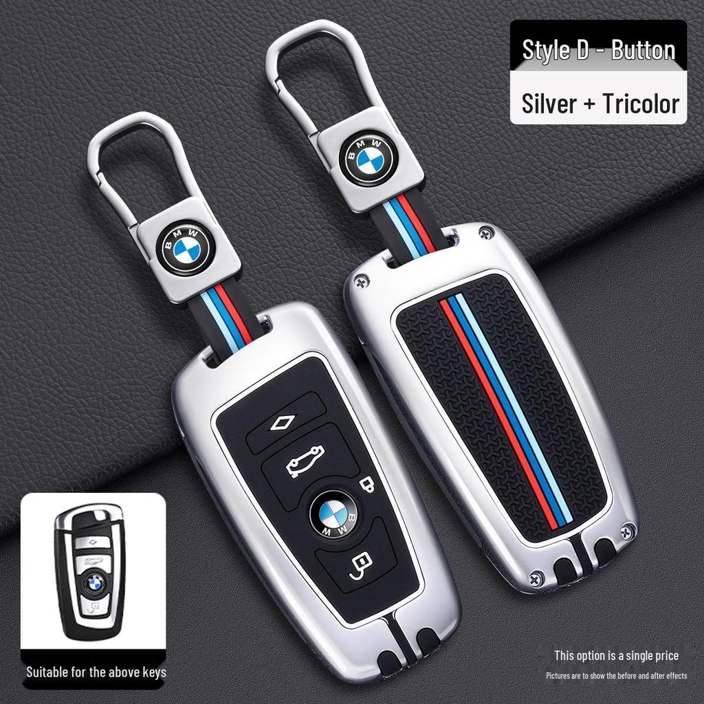 Kompatible BMW Schlüsselhülle für 1, 3, 5, Neue 7er Serie, X1, X2, X3, X5, 530, i3