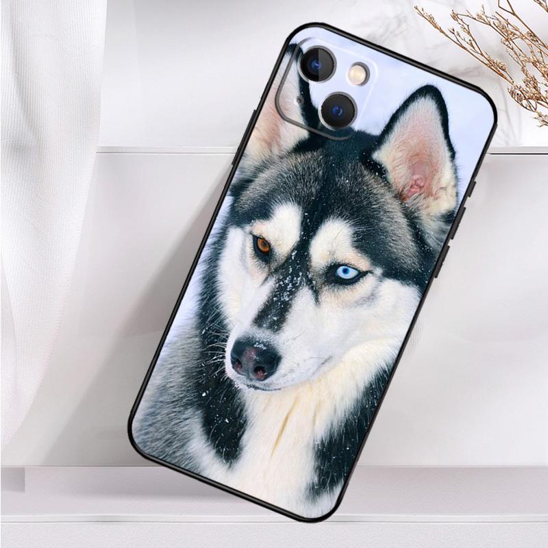 

Animal Husky puppy Shockproof Case For iPhone 17 16 15 14 11 Pro Max Plus 12 13 Mini 16e 17 Air Phone Cover iPhone 11