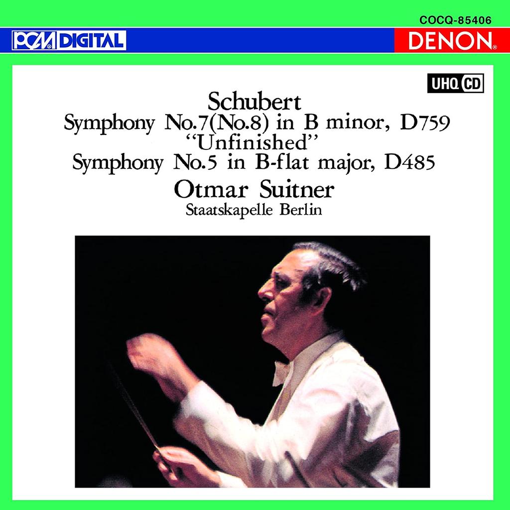 CD OTMAR SUITNER, BERLIN STAATSKAPELLE - UHQCD DENON Classics BEST Schubert: COCQ85406 Denon 2020 Japan ObiClassical Used