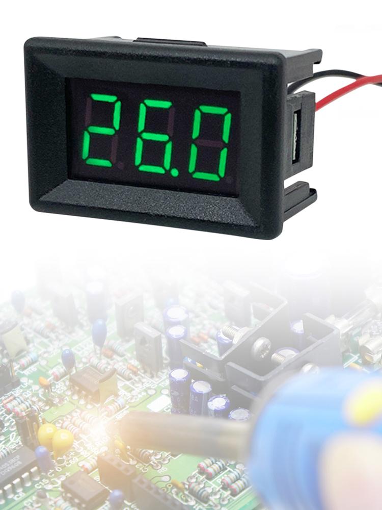 DC0-30V 0.36inch 2-Wire Digital LED Display Panel Voltage Meter Digital LED Mini Display Module for Car Motorcycle