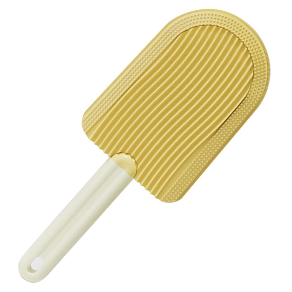 Cat Hair Removal Brush, Gentle and Effective Dog Undercoat Brush, Yellow