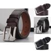 Retro Two-layer Cowhide Leather Belt With Alloy Pin Buckle In Various Colors And Lengths
