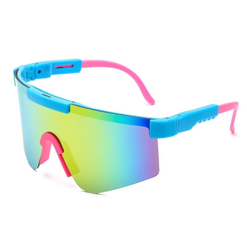 Protective Glasses New Men Sports Square Sun Glasses Women Uv400 Retro One Piece Eyewear Oversize Driving Sunglasses