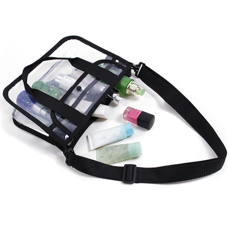 Clear EVA Bag Makeup Cosmetic Toiletry Organizer Tote Bag Waterproof Handbag for Travel,Swimming,Gym
