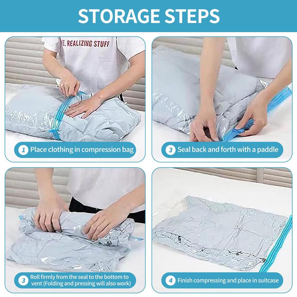 9 Pack Travel Storage Bags For Clothes Underwear Clothing Travel Accessories Space Saving Bags for Suitcases Organizer