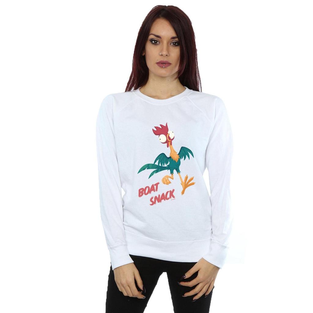 Disney Womens/Ladies Moana Boat Snack Sweatshirt