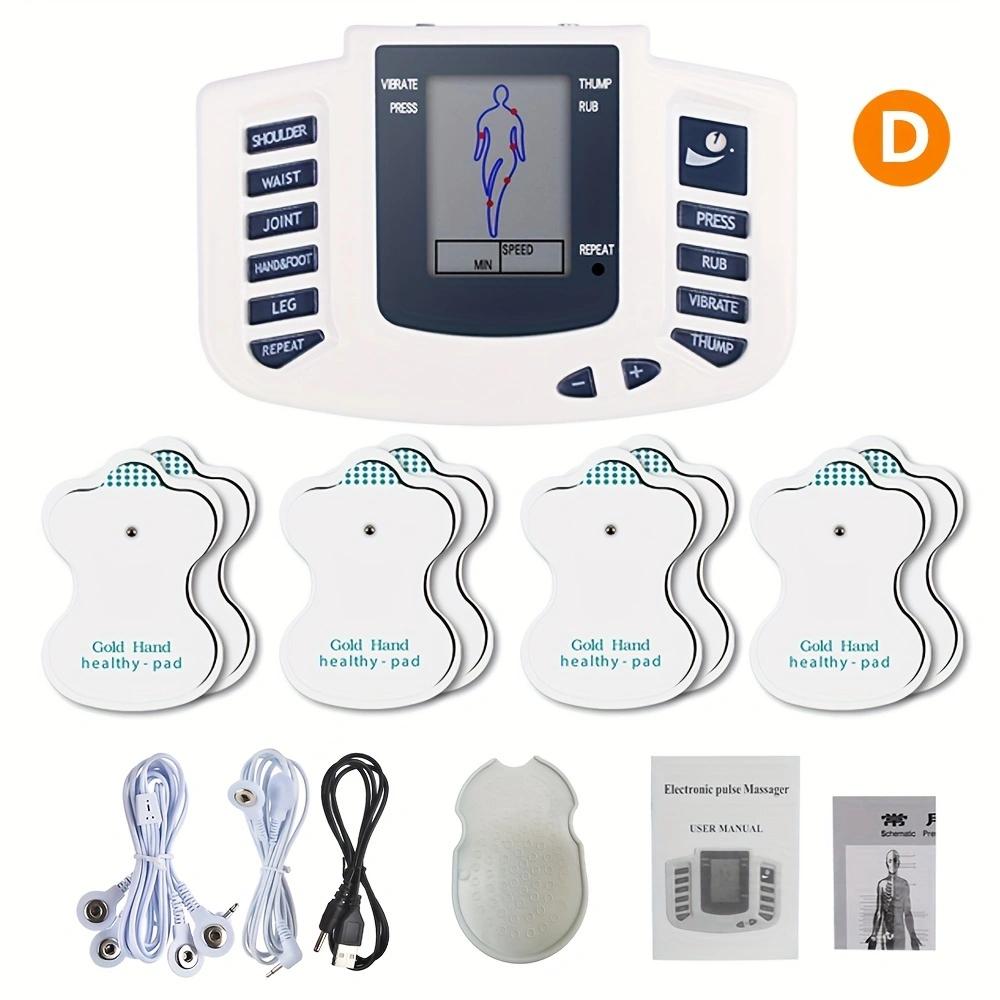 Tens Muscle Electrostimulator EMS Digital Meridian Physiotherapy Apparatus Neck Back Leg Foot Muscle Massage Health Care Tools