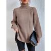 Knitted Sweater Mid Length Sweater Dress for Women