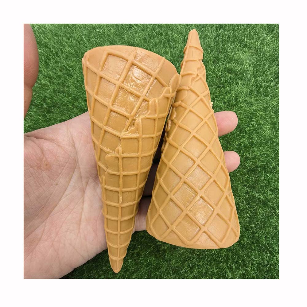 10pcs Simulation Ice Cream Corn PVC Charms 3D Food Models for Doll House Photography Props Accessories