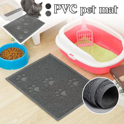 מחצלת חול לחתולים לחיות מחמד עמיד למים PVC מתקפלת רפידות לחתולים לכלוך לחתולים החלקה משטח חול רחיץ ציוד ניקוי לחיות מחמד