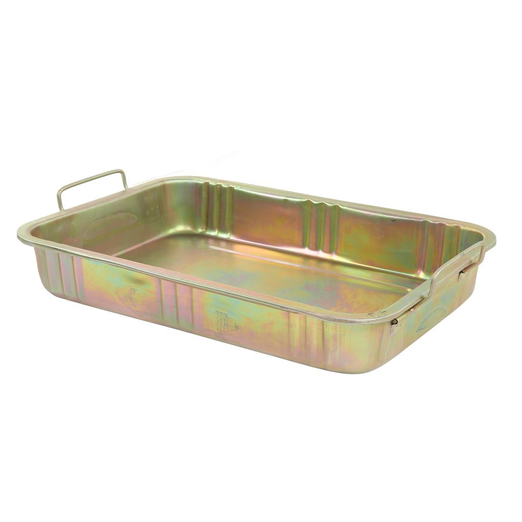 Galvanized Oil Drip Tray Pan Professional Metal Drain Container Universal Auto Repair Tool for