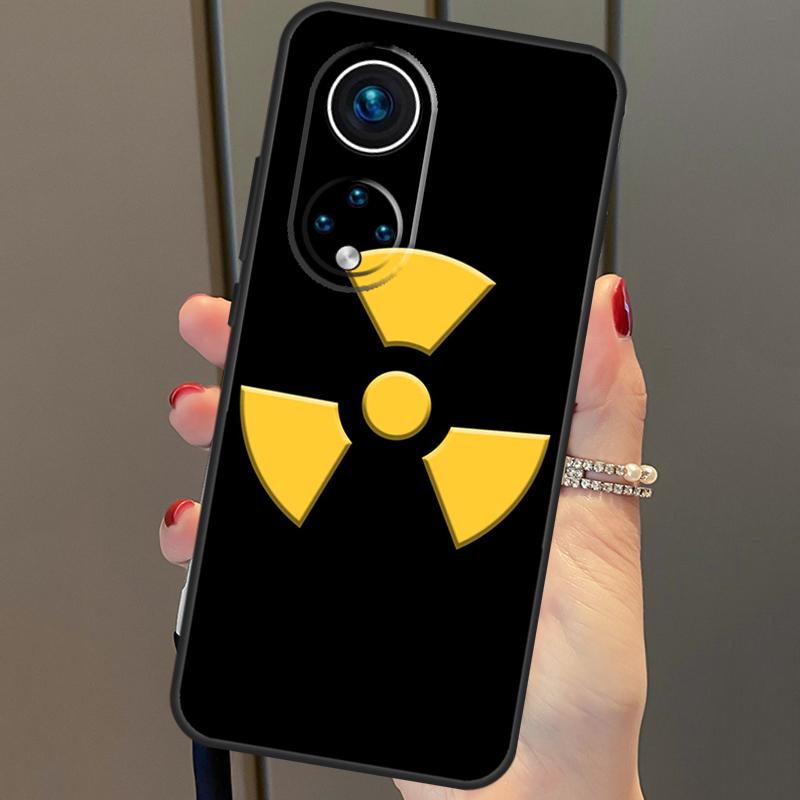 Nuclear Radiation Warning Sign Case For Honor Magic 6 Pro 5 Lite 50 70 90 X6 X7 X8 X9 Honor X6a X7a X8a X9a X8b X9b Cover