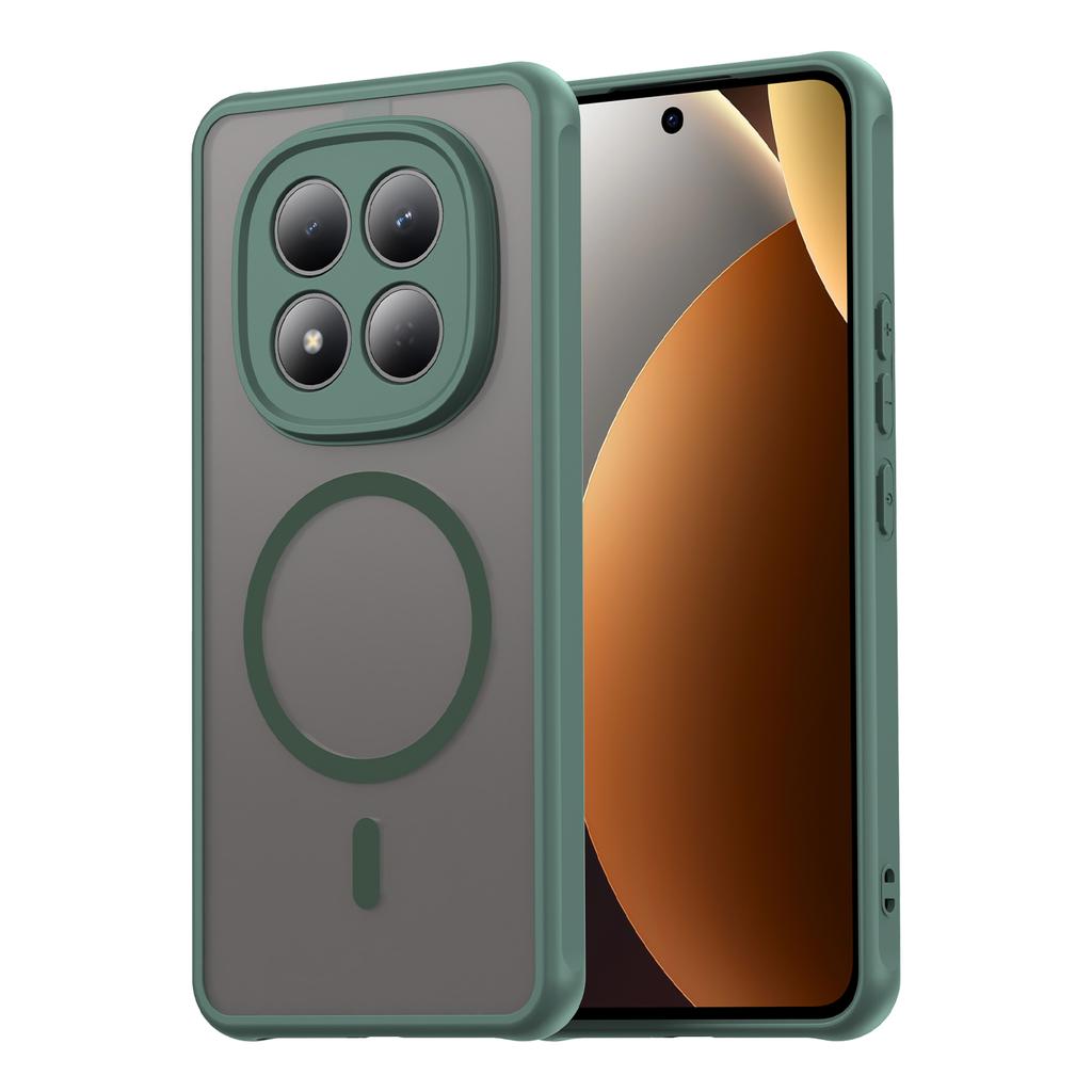 Frosted Shield Shockproof Case For Xiaomi Poco M8Pro Redmi Note 15 Pro 4G Plus 5G Magnetic Wireless Charging TPU Plastic Cover