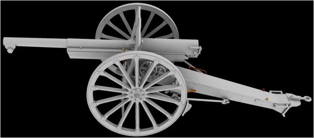 IBG 1/35 French 75mm Schneider M.1897 Field Gun, World War I Type, Plastic Model Kit PB35067