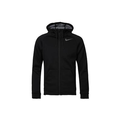 Solid Color Zip-Up Hoodie Men Hoodies Black 860512-010
