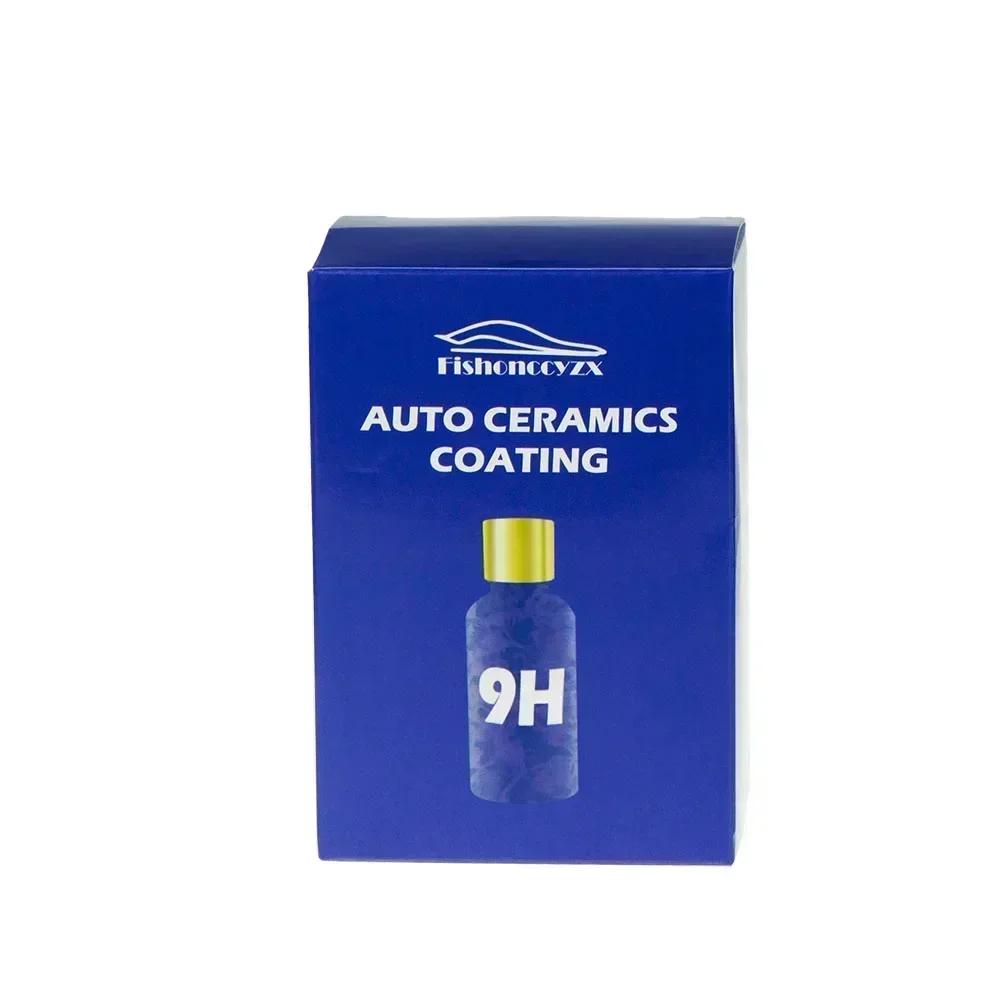 9H Car Nano Plated Crystal Ceramic Coating Hydrophobic Glass Polishing Coating Set Without Box Car Paint Maintenance Fluid