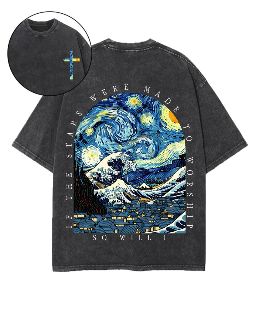 Hot Trendy Art Printed Tshirt Summer Short Sleeve Cotton Tshirt Vintage Y2k Washed Oversized Tees Men Women Clothing Casual Top