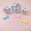 3/4 Pieces Peach Blossom Shape Biscuit Cutters Cookie Stamps Plunger Cutter Fondant Molds Embossing Spring Mold Baking Tool