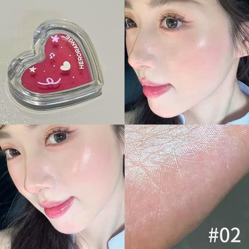 Easily Handle Water Light Muscle! Nature Brightening Highlight Blush Lipstick Multi-Purpose Look Tender Mother Born Transparent Water Light Feeling