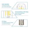 Ampoules LED E14 - NETTLIFE - T25 - 4W - Blanc froid 6000K - Lot de 4