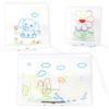 Kids LED Drawing Board with Book Markers Wipe Cloth USB Charging Light-up Dry Erase Board Office School Home Glow Doodle Note Board