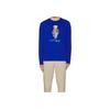 Polo Ralph Lauren Animal Print Crew Neck Long Sleeve T-Shirt Men Tops Blue 710897346005