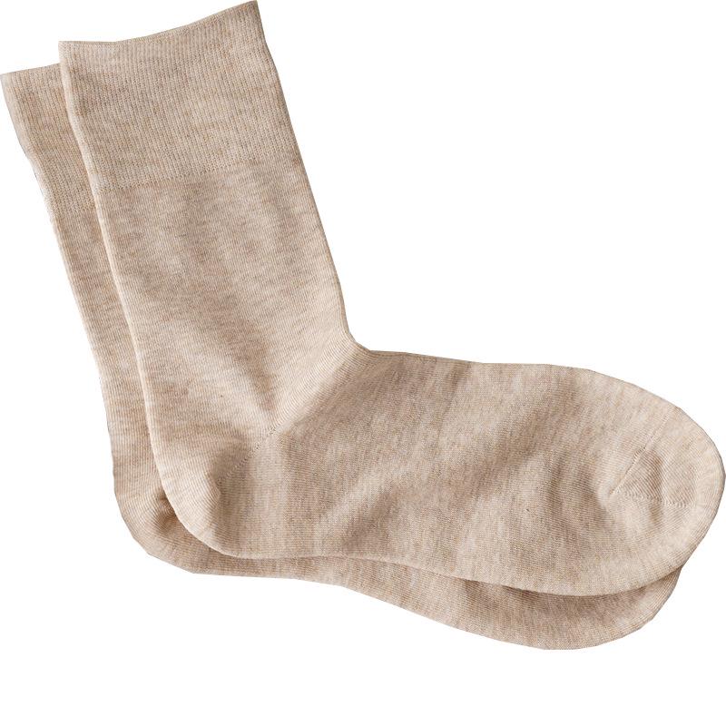 Breathable Pure Cotton Women's Socks: Comfortable Postpartum, Maillard Colors, Loose Fit, Versatile Casual Wear