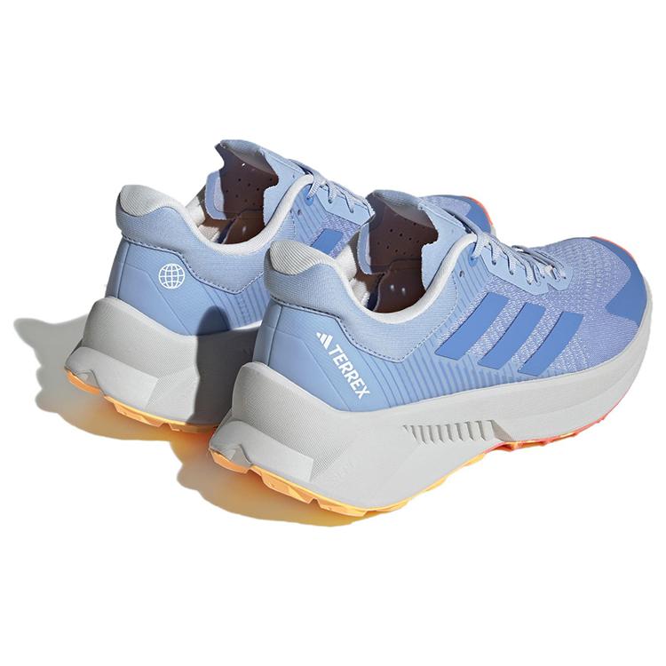 New Adidas Terrex Soulstride Trail Flow 'Blue Grey Orange' Women's HP5571