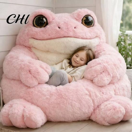 Sacco a Pelo per Clima Freddo Adulti Peluche Busta Gatto Rana Squalo Serpente Coniglio Sonnellino Leggero Casa Viaggio Uomini Donne Animale Tappetino per Sonnellino Dormire