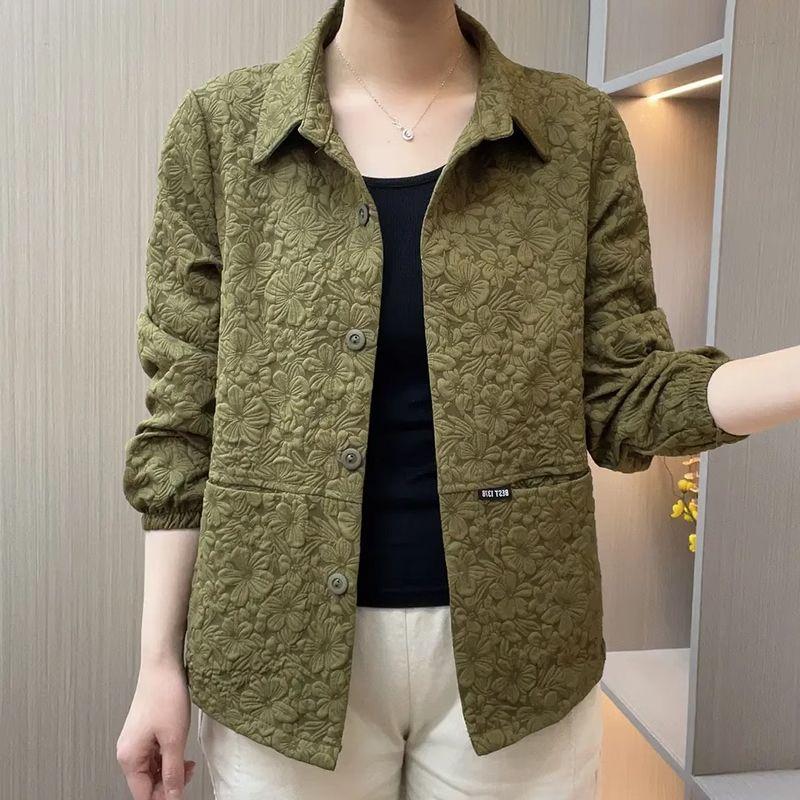 Elegant Casual Short Jacket For Women Spring Autumn Fashion Versatile Petite Coat
