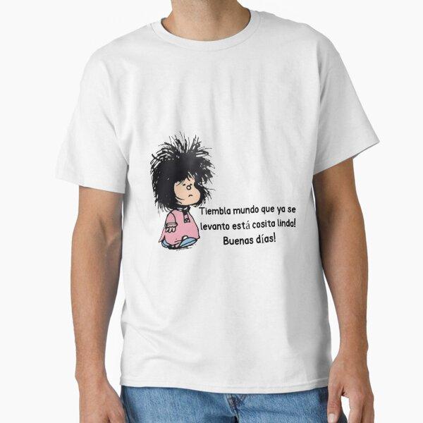 Unisex Cotton T Shirt Mafaldas Friends Full Group Characters Classic Latin Comic Fan Casual Streetwear Tops