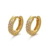 Cross-Border Stylish Zircon Ear Cuffs - Retro, Light Luxury Hoops