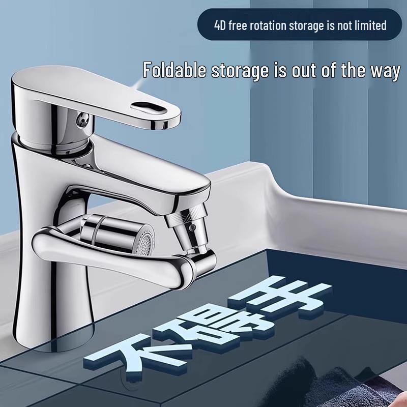 New Rotating Faucet Extender: Universal, Multifunctional, Splash-Proof Design with Free Shipping.