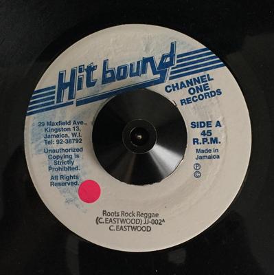 7inch Record CLINT EASTWOOD - Roots Rock Reggae JJ002 Hit Bound Jamaica Reggae, Ska & Dub Used