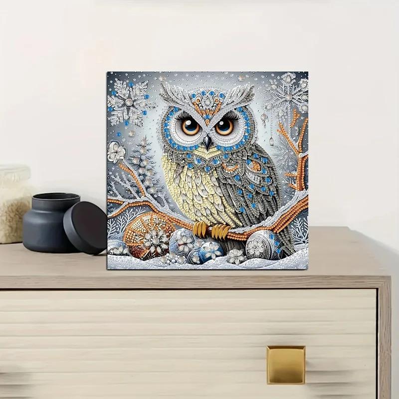 5D Shaped Diamond Painting DIY Framed Decorative Artwork Living Room Display Stand Ornament Home Decor