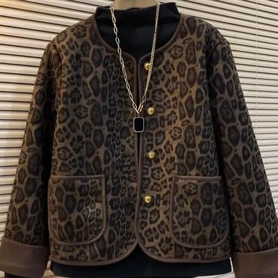 Coat for Women Cotton Autumn Winter Thickened Casual Windbreaker Jacket