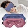 Soft Sleep Mask Zero Pressure Mask, 3D Contoured Eye Cover for Travel, Light Deep Groove Blocking Blindfold Nap, Cute Cat Ear Design Breathable