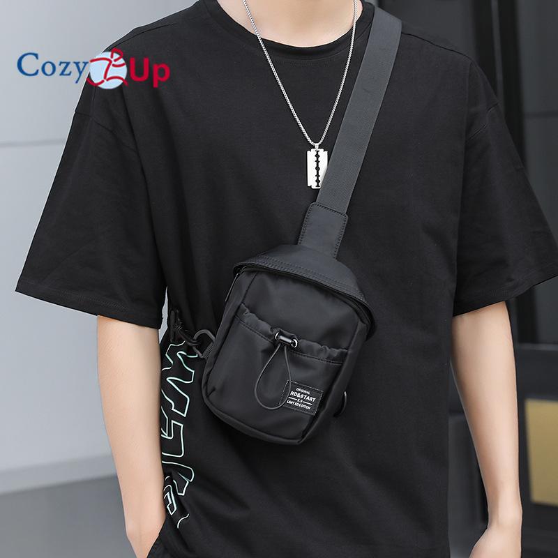 Mini geantă pentru talie, geantă pentru bărbați pe umăr, geantă pentru piept, telefon mobil, geantă mică și ușoară în talie