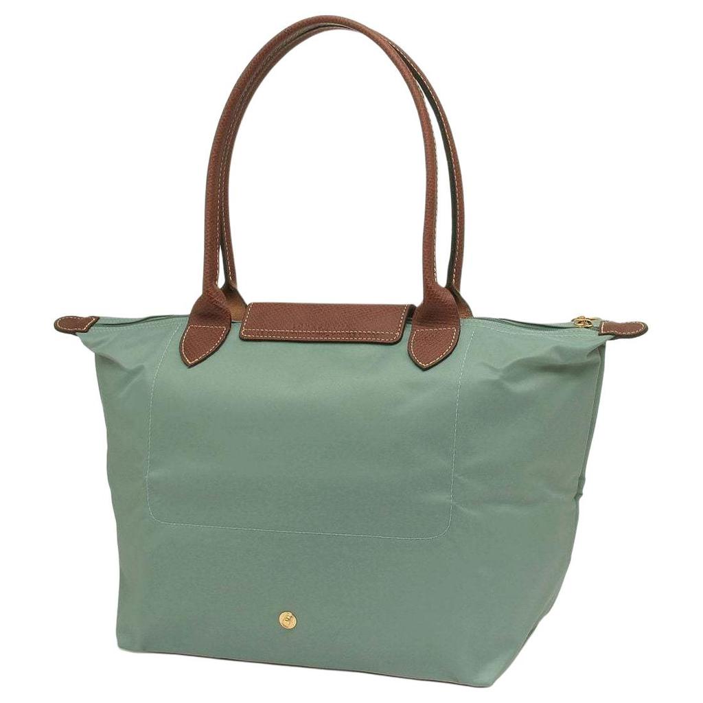 Longchamp Le Pliage Logo Design Nylon Tote Bag Medium Women Tote Bags Cerulean 2605089P99